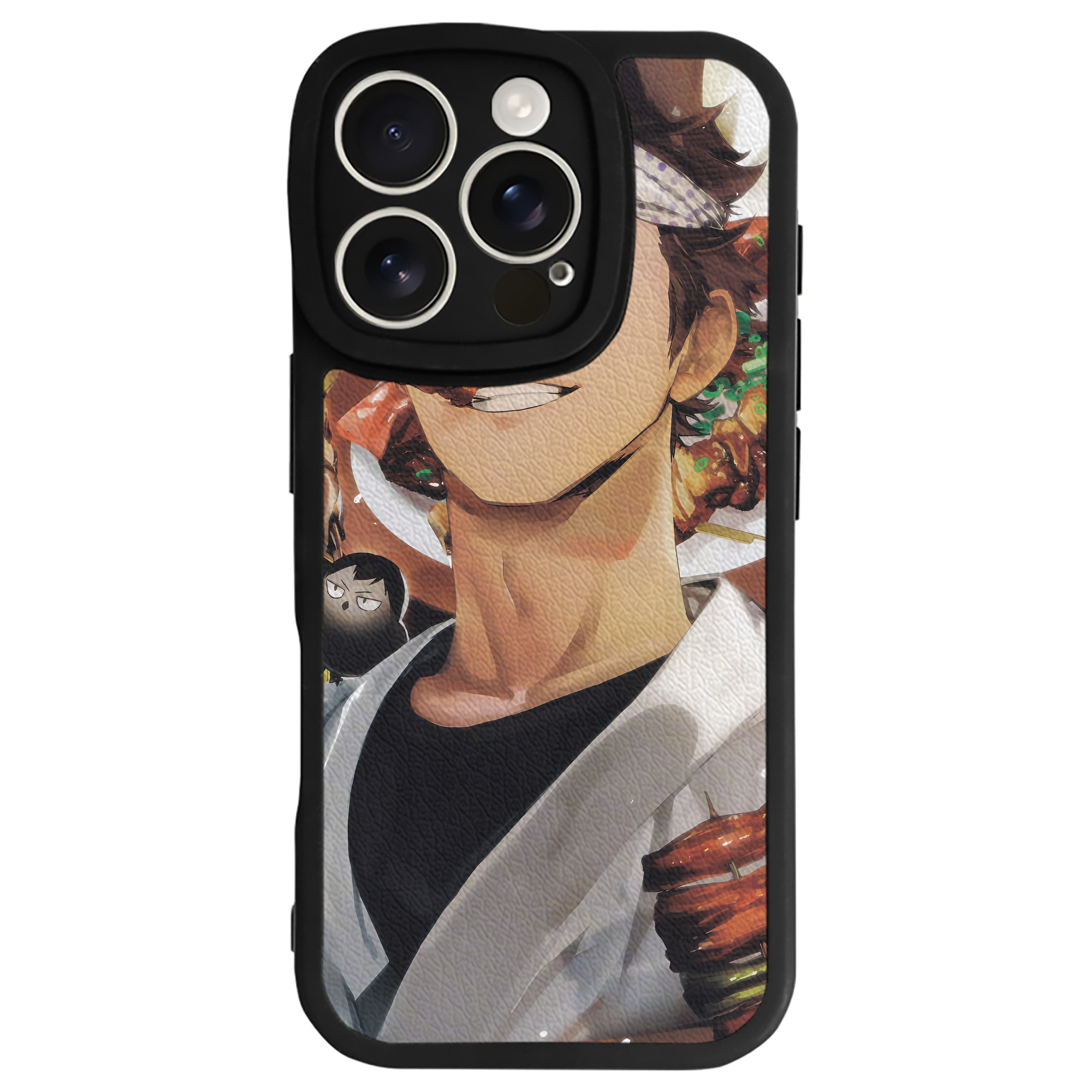 （画像用） ハイキュー!! Haikyu!! 【iPhone 16シリーズ対応】シリコンスマホケース（レザー調） 材質：シリコン